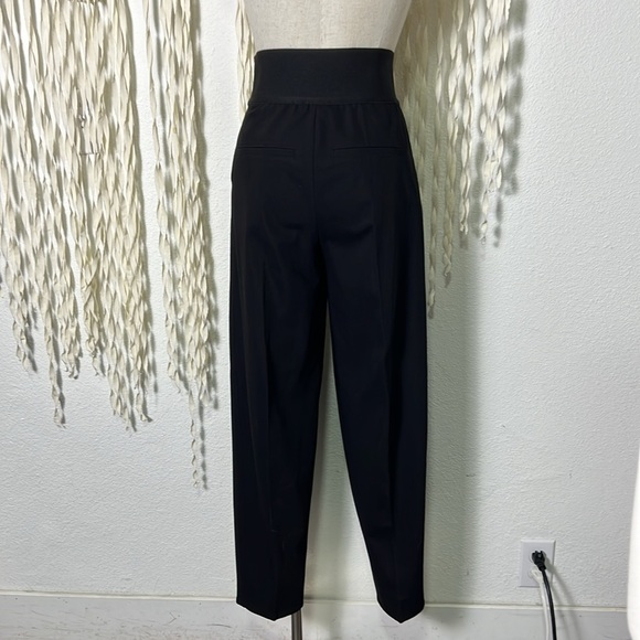 Me + Em Black Side Zip High Rise Pintuck Pant Size US2 - Picture 1 of 15